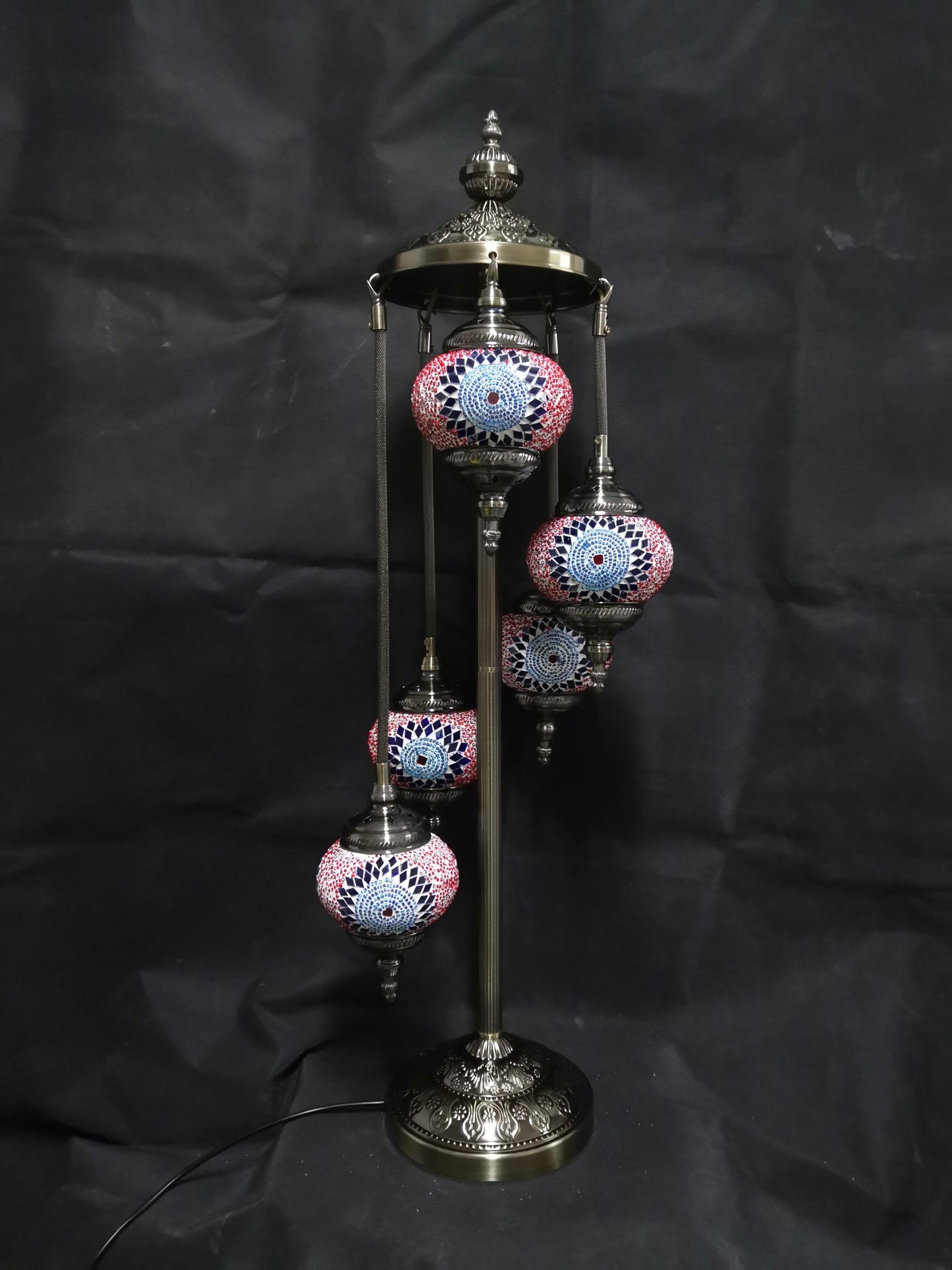 Turkish Mosaic Lamp 5 Tier TL127