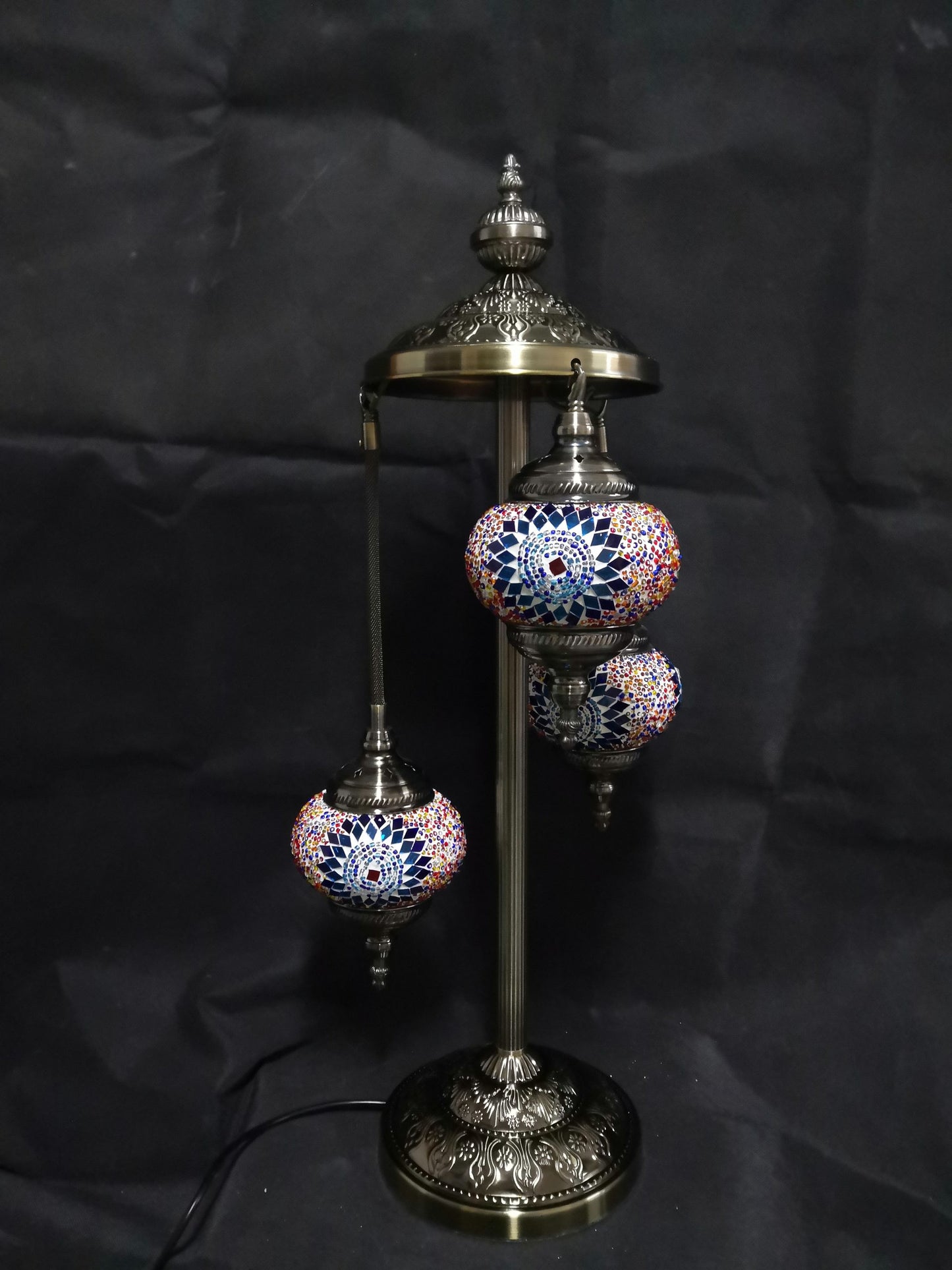 Turkish Mosaic Lamp Multi 3 Tier TL133