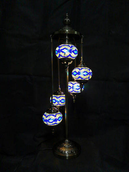 Turkish Mosaic Lamp 5 Tier TL150