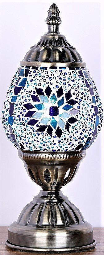 Turkish Oval Mosaic Lamp TL64