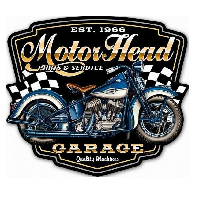 Wall Art Motor Head Iron