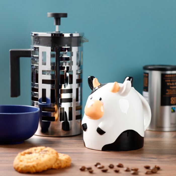 Bramley Bunch Cow Upside Down Ceramic Mug