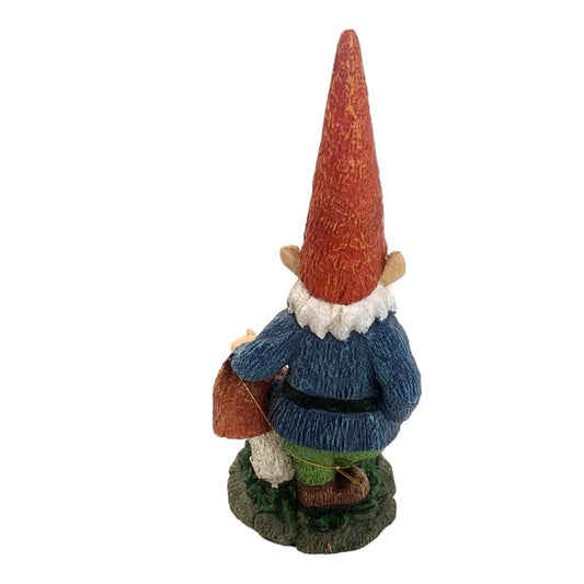 Gnome with Mushrooms