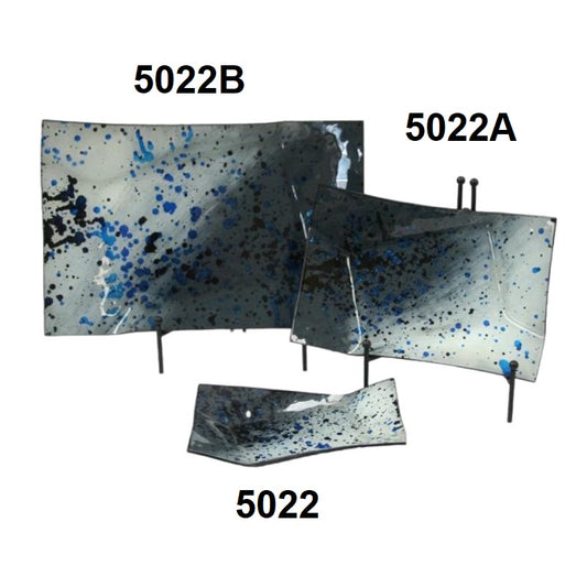 Rectangular Glass Plate Dots 20cm