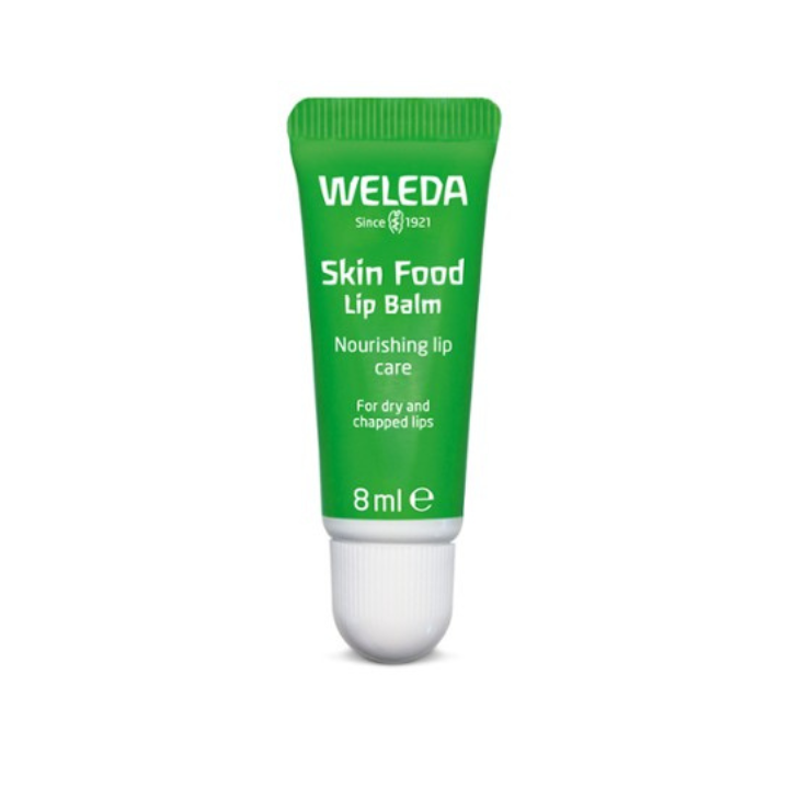 Weleda Skin Food Lip Balm 1st Stop, Marshall's Health Shop!  For dry and chapped lips  Protect your smile with Skin Food Lip Balm  When dry, chapped lips trouble your friendly smile, whip out the little green tube and put Skin Food Lip Balm to work. Simply smoothed on, our lip balm with botanical extracts nourishes your lips with natural oil and waxes, soothing and repairing dry lips and keeping your smile happy.