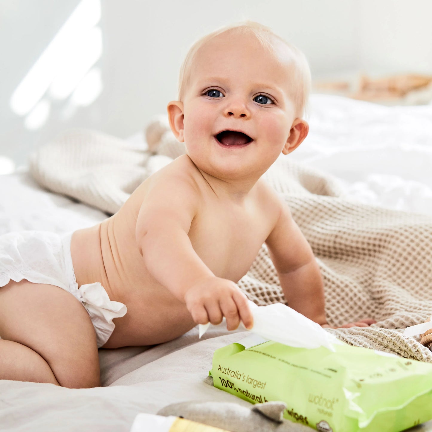 Wotnot 100% Natural Baby Wipes 70pk