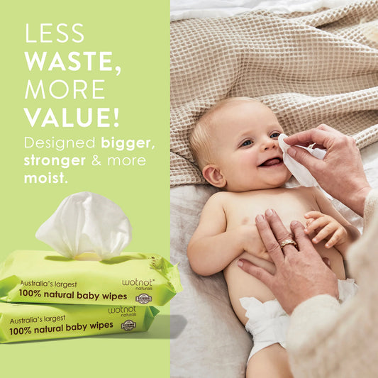Wotnot 100% Natural Biodegradable General Wipes 20 sheets