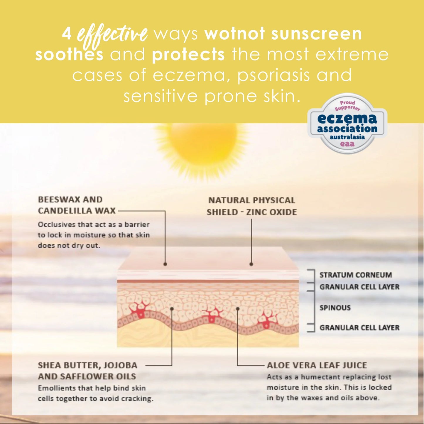 Wotnot Natural 30 SPF Baby Sunscreen 100g