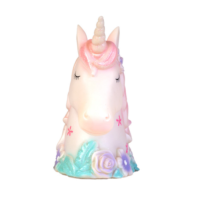Pretty Flower Unicorn Table Lamp