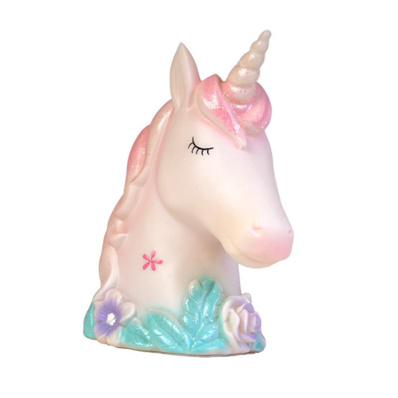 Pretty Flower Unicorn Table Lamp