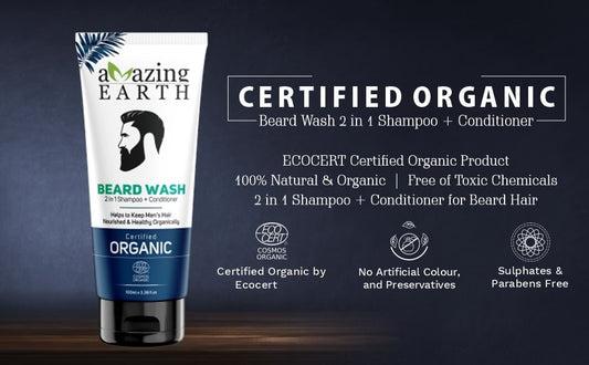 Amazing Earth Beard Wash 100ml - MarshallsHealthShop