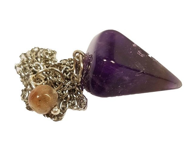 Amethyst Pendulum PE15AM - MarshallsHealthShop