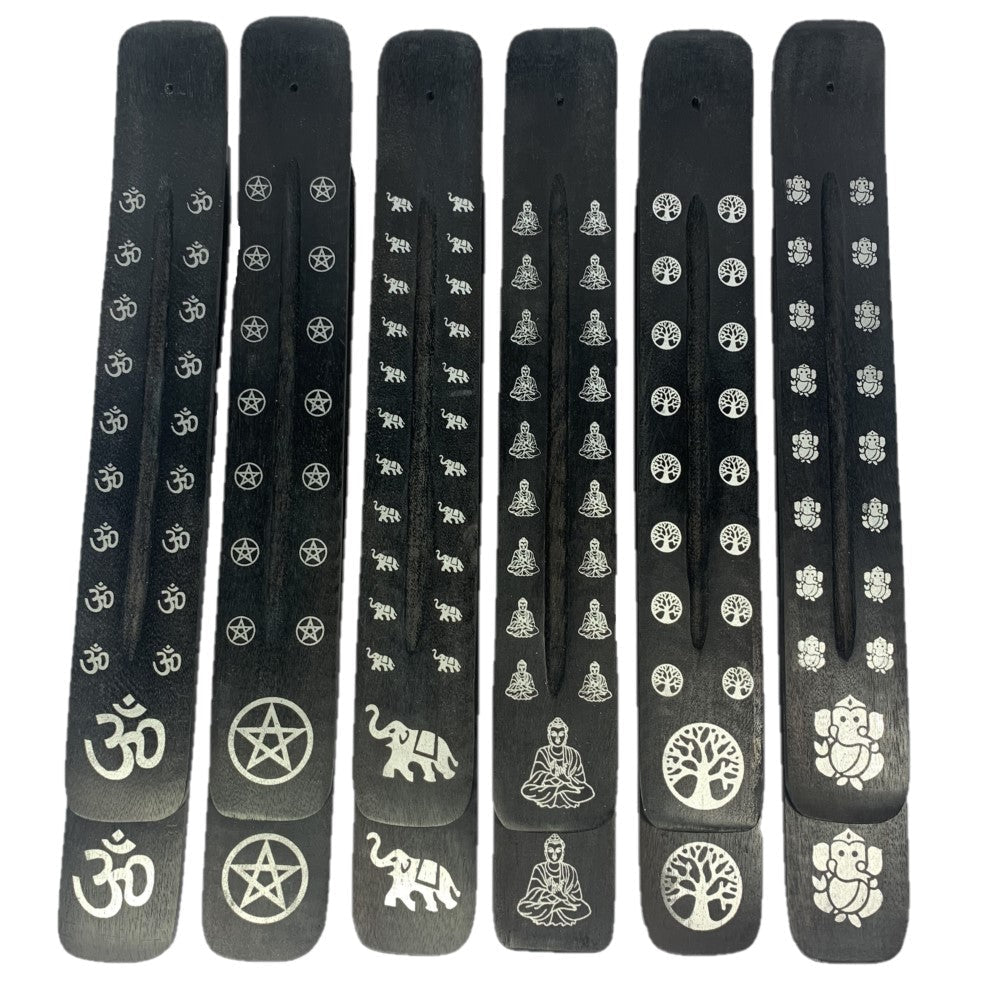 Antique Black 10 inch Ash Catcher
L:10 inches - Antique Black Polished Mango Wood
Sold Individually as one 10 inch ash catcher
Choose from Elephant, Tree Of life, OM, Pentacle Ganesh and Buddha.
Hand crafted in India.
1st Stop, Marshall's Health Shop, Gift Shop!
SKU: IHASH901