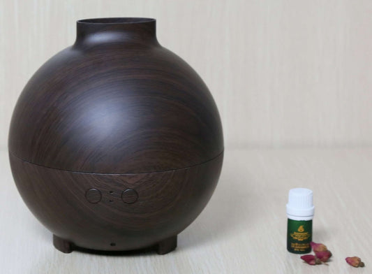 Aroma Diffuser Dark Wood LED - AR2 - MarshallsHealthShop