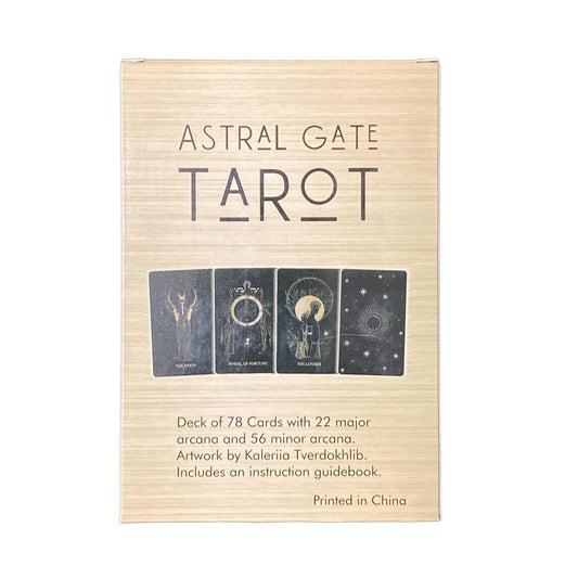 Astral Gate Tarot Deck With Guidebook - MarshallsHealthShop