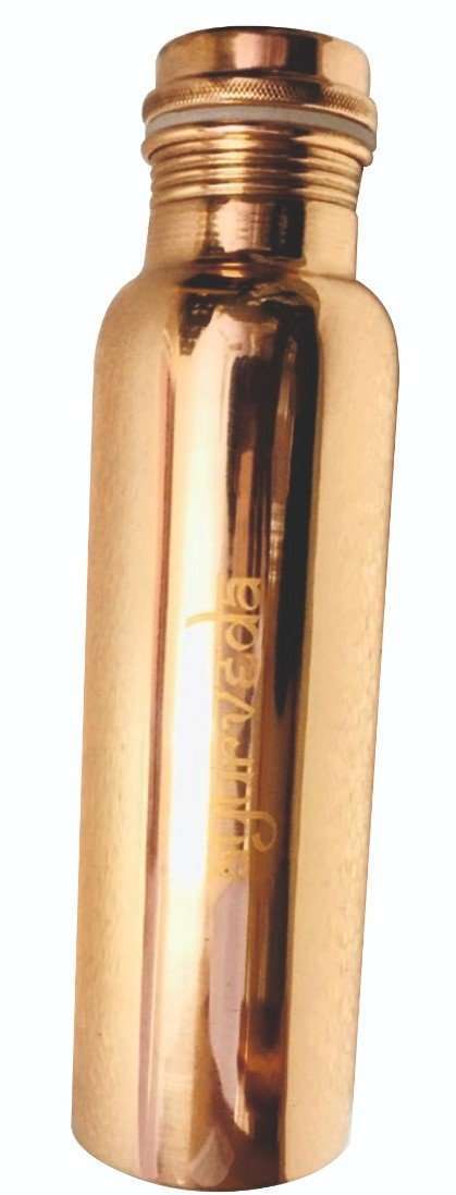 Ayurveda Copper Water Bottle 750ml - 1st Stop Marshall's Health Shop, Gift Shop! - Heath and Natural Therapy New Brighton Christchurch - Naturopath