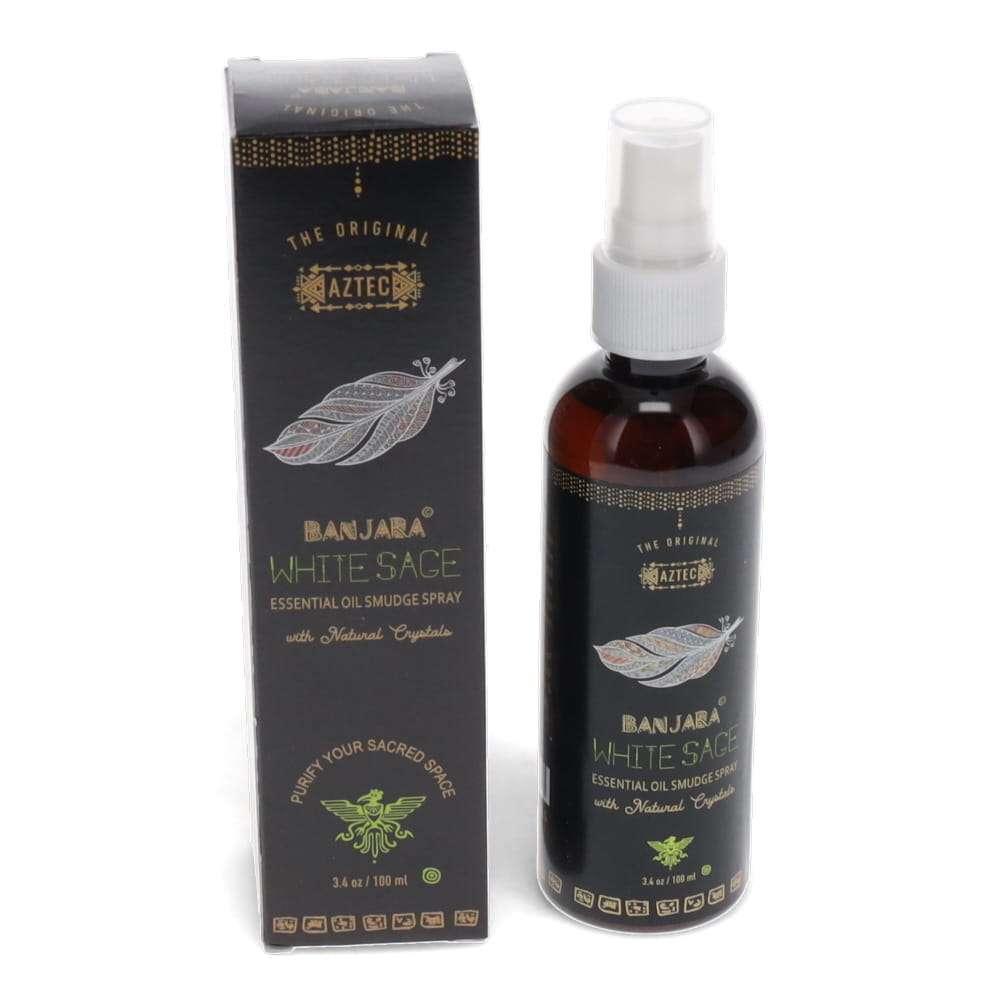 Banjara Smudge Spray White Sage 100ml - MarshallsHealthShop
