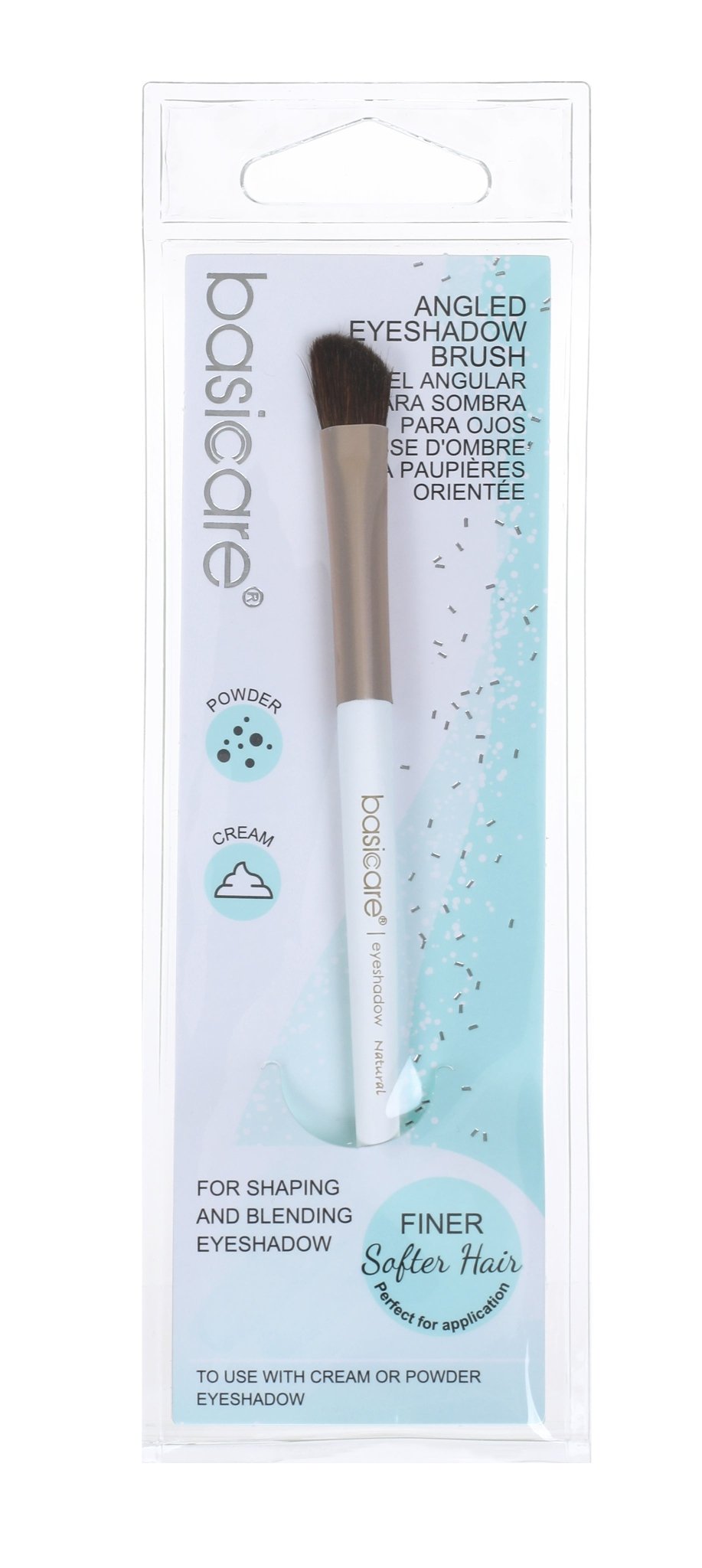 Basicare Eyeshadow Brush - Angled - MarshallsHealthShop