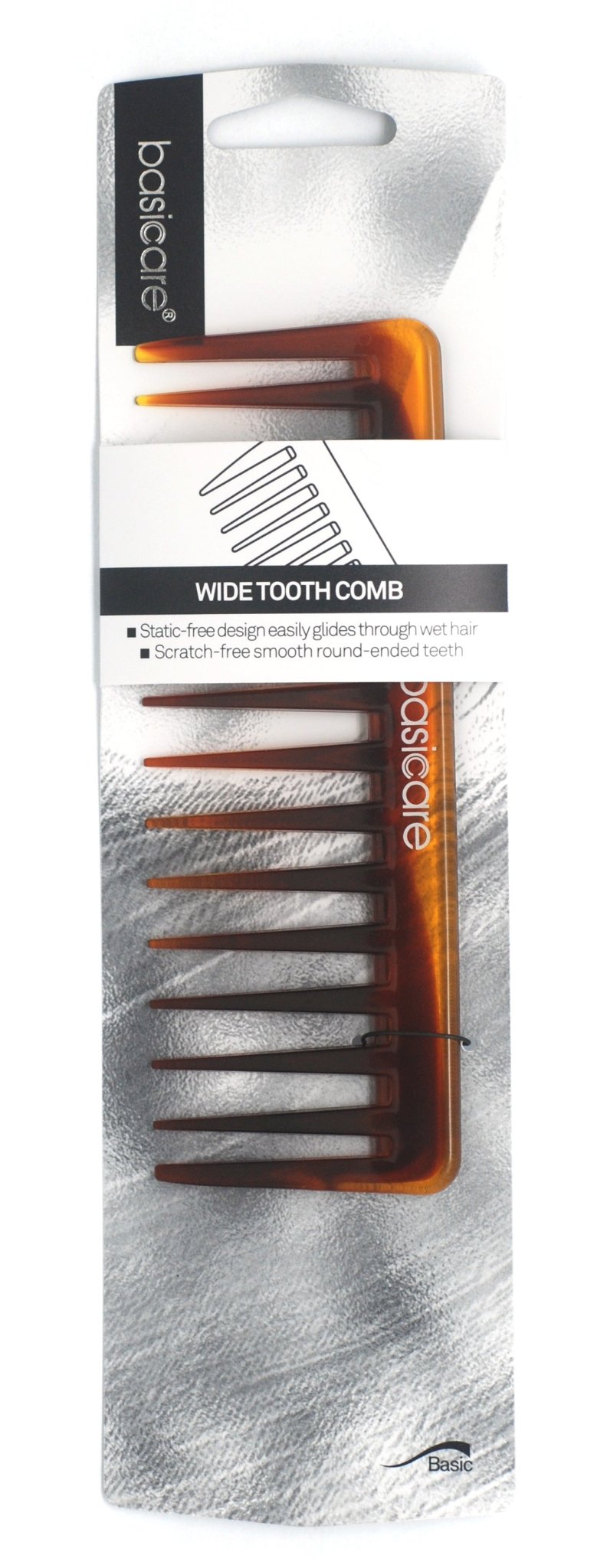Basicare Hair Comb - Wide Tooth Comb - MarshallsHealthShop