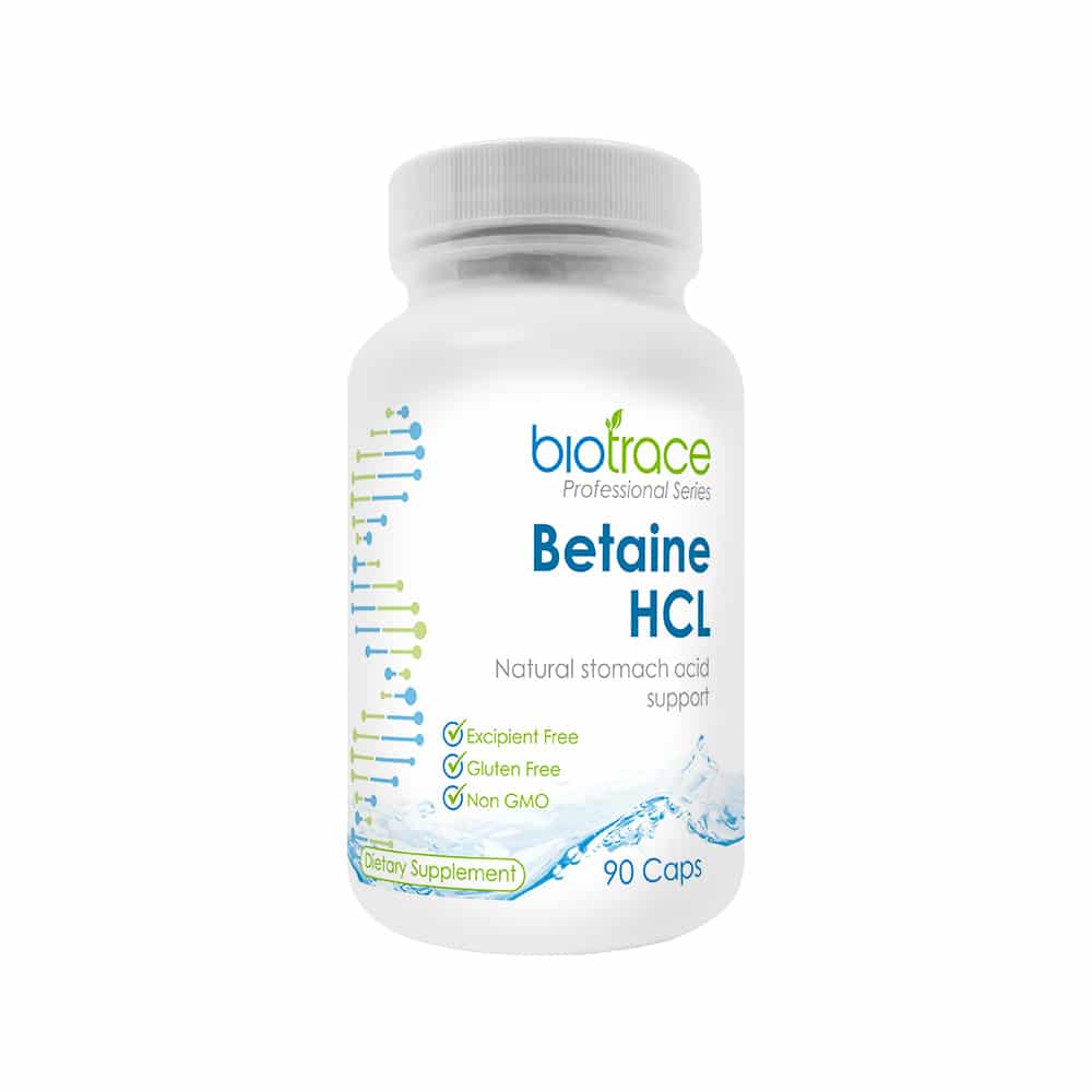 BioTrace Betaine HCL 90 caps - MarshallsHealthShop