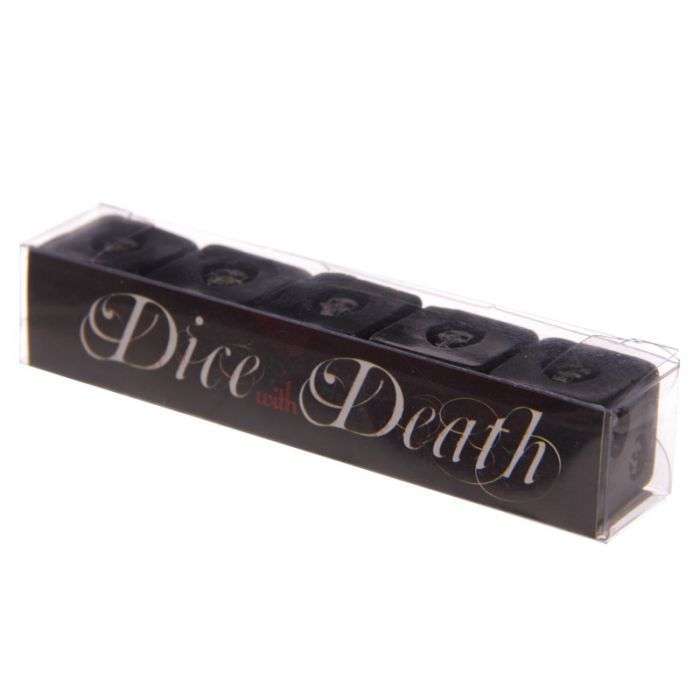 Black Skull Dice - Pack of 5 - MarshallsHealthShop
