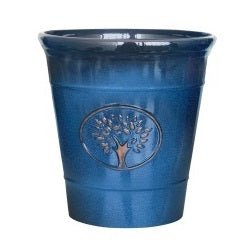 Blenheim Blue Garden Pots - Tree - 1st Stop Marshall's Health Shop, Gift Shop! - Heath and Natural Therapy New Brighton Christchurch - Naturopath
