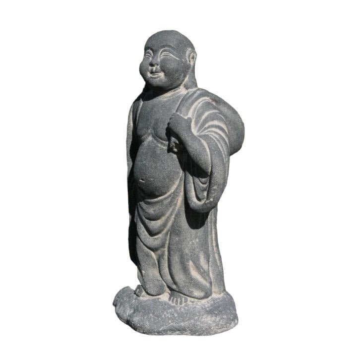 Boboho Buddha 32cm Stone Finish - 1st Stop Marshall's Health Shop, Gift Shop! - Heath and Natural Therapy New Brighton Christchurch - Naturopath