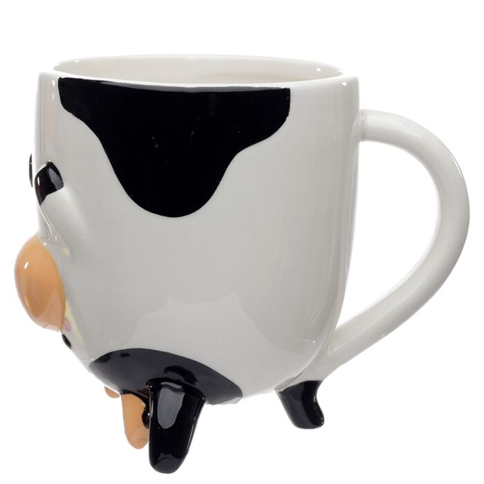 Bramley Bunch Cow Upside Down Ceramic Mug - MarshallsHealthShop