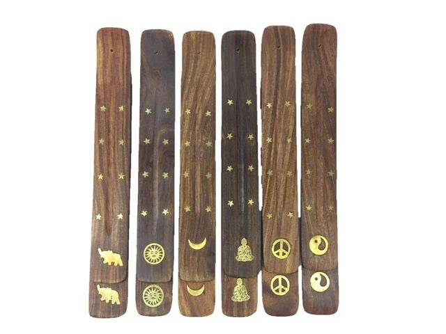 Brass Inlay Burner 10 Inch - MarshallsHealthShop