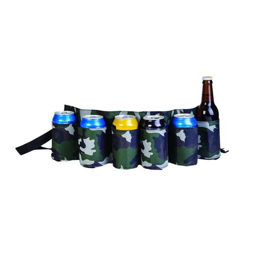 Camo Beer Belt Holder - 1st Stop Marshall's Health Shop, Gift Shop! - Heath and Natural Therapy New Brighton Christchurch - Naturopath