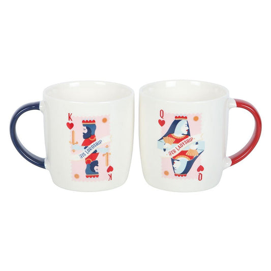 Ceramic Mug Her Ladyship & His Lordship
Celebrate the perfect pair with the Her Ladyship & His Lordship Couples Mug Set. Featuring matching designs in a white base with red and navy blue handles, these mugs are adorned with classic playing card motifs for the king and queen in your life. Ideal for anniversaries or as a charming gift for newlyweds. 350ml capacity each. Do not microwave. Hand wash only. Part of the King of Dads collection of gifts for Him.
1st Stop, Marshall's Health Shop, Gift Shop