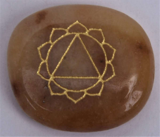 Chakra Meditation Stone Citrine - Solar Plexus - MarshallsHealthShop