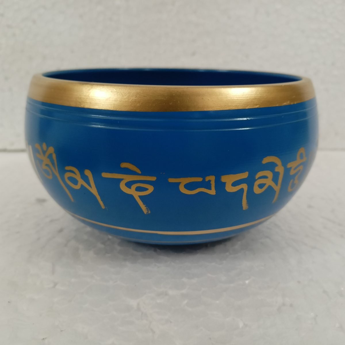 Charkra Singing Bowl Medium Blue SBMB - MarshallsHealthShop