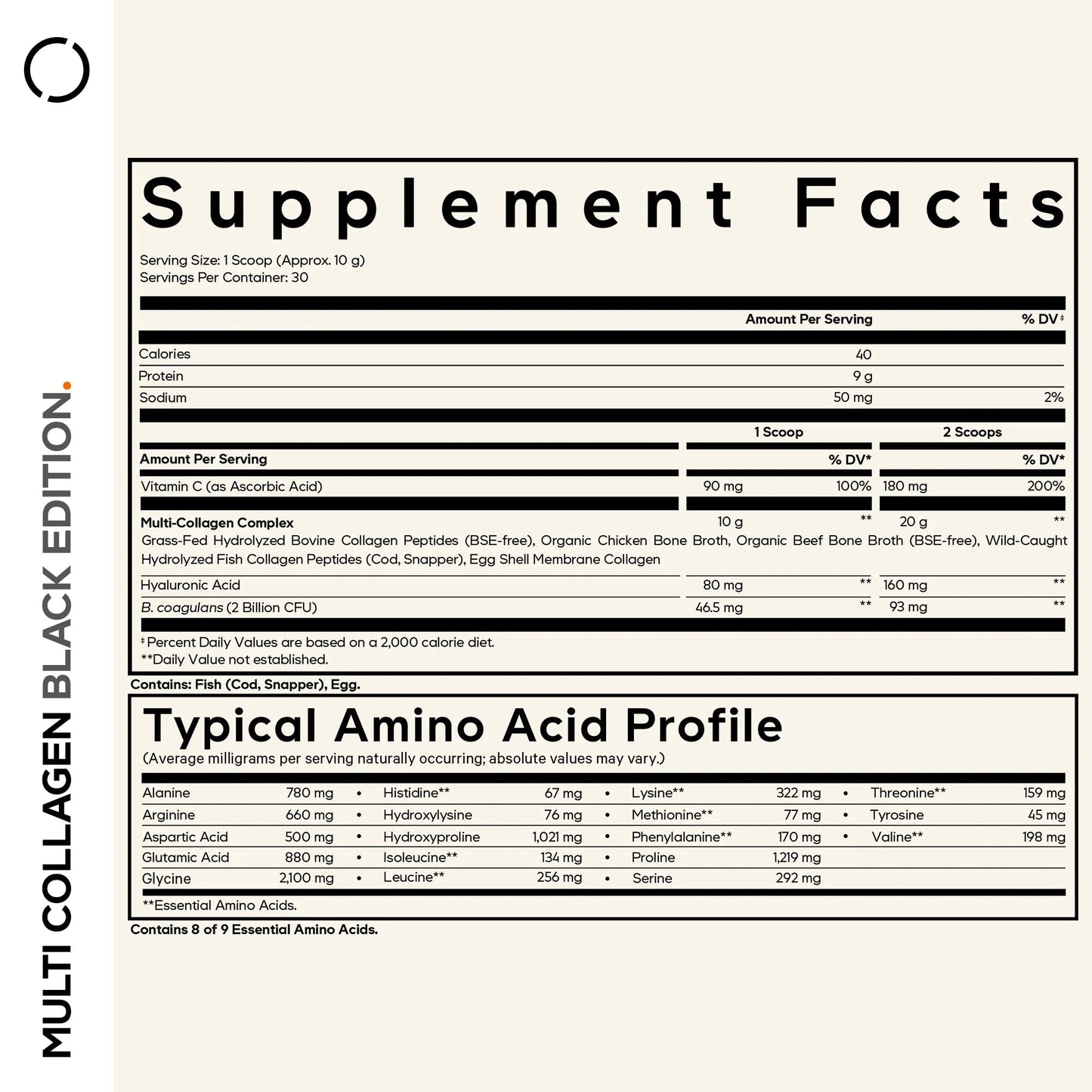 CODEAGE Multi Collagen Peptides + Probiotics Powder 300g - MarshallsHealthShop