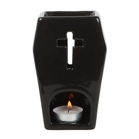 Coffin Oil Burner - 1st Stop Marshall's Health Shop, Gift Shop! - Heath and Natural Therapy New Brighton Christchurch - Naturopath