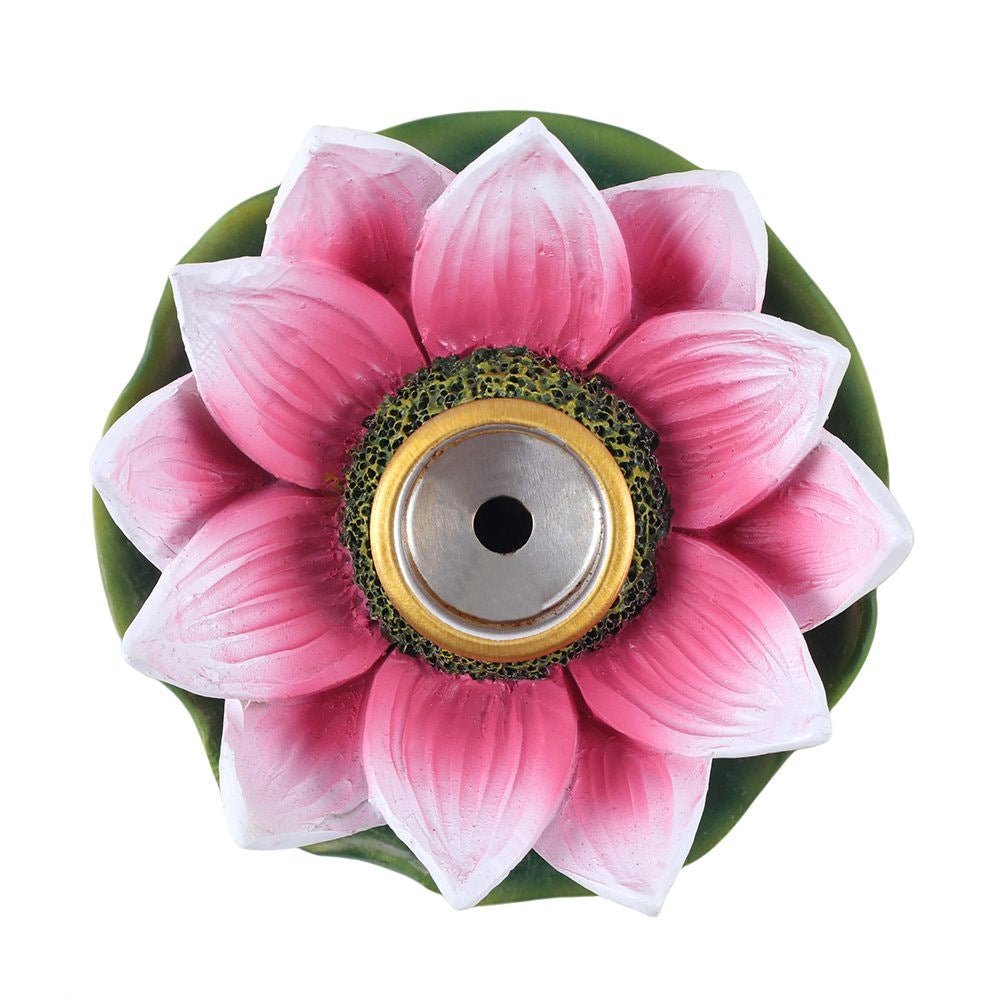 Colourful Lotus Backflow Burner - MarshallsHealthShop