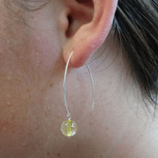 Coro Jewellery Earring Citrine Hoop