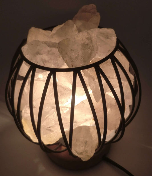 Crystal Cage Clear Quartz Soul Cleanser - MarshallsHealthShop