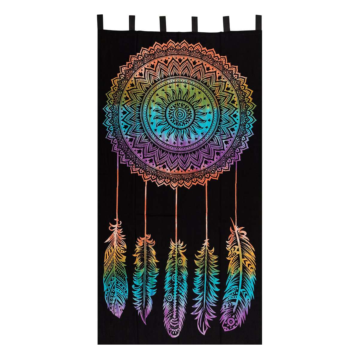 Curtain ? Feather Tie Dye - MarshallsHealthShop