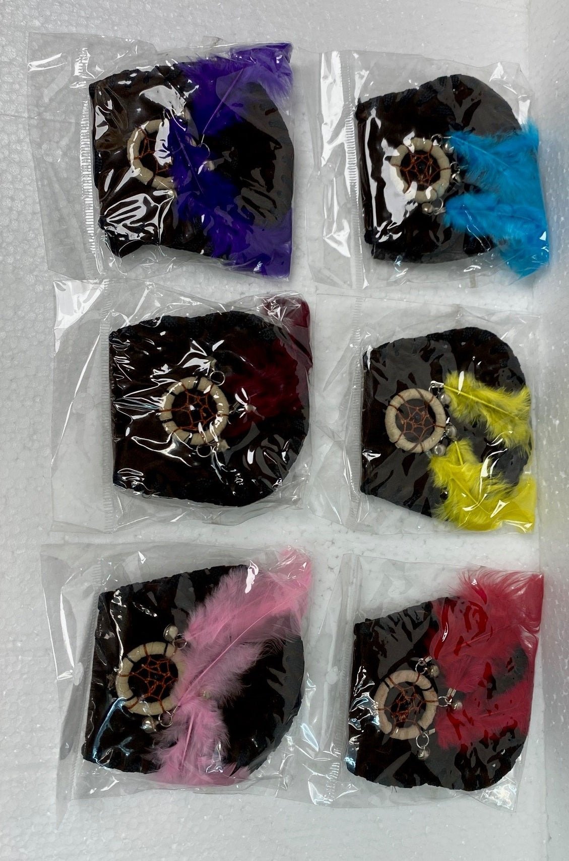 Dream Catcher Bag/Feathers (Assorted Colours) - 1st Stop Marshall's Health Shop, Gift Shop! - Heath and Natural Therapy New Brighton Christchurch - Naturopath