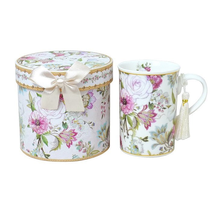 Dream Garden T Time Mug With Gift Box
H:10.5 x W:11 x D:7.5 cm - Comes in a beautiful gift box. These mugs hold 320 ml and are made from New Bone China. They are microwave, dishwasher and oven safe.
1st Stop, Marshall's Health Shop, Gift Shop!
SKU: BV2180