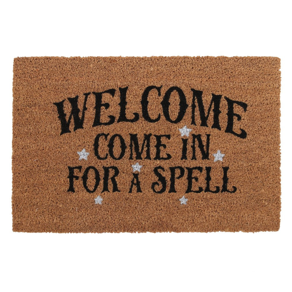 Welcome Come In For A Spell Doormat