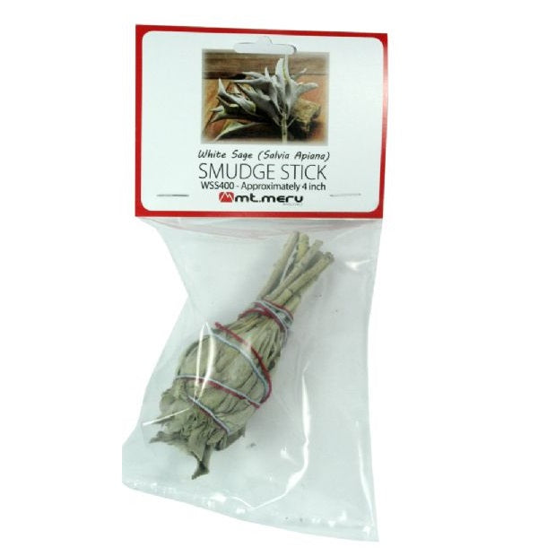 White Sage Smudge Stick 4inch
White Sage Smudge Stick 4 inch - (Salvia Apiana) Large leaf White Sage from the California. This is large leaf sage prized for its rich aromatic properties and burns with a rich pure smoke.
SKU: WSS400