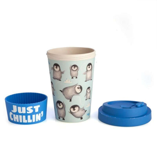 Eco-to-Go Bamboo Cup - Penguin Just Chillin'
Eco-friendly travel cup made from bamboo
Features a pattern of cute dancing penguins and little fish on an icy blue background
Matching blue anti-spill lid and protective silicone band with ‘Just Chillin’ quote
Holds approximately 470 ml
100(L) x 100(W) x 140(H) mm
1st Stop, Marshall's Health Shop, Gift Shop!
SKU: LT-EGC/PE