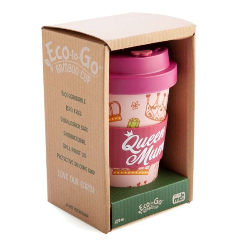 Eco - to - Go Bamboo Cup - Queen Mum - 1st Stop Marshall's Health Shop, Gift Shop! - Heath and Natural Therapy New Brighton Christchurch - Naturopath