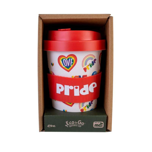 Eco - to - Go Bamboo Cup - Rainbow Pride - MarshallsHealthShop
