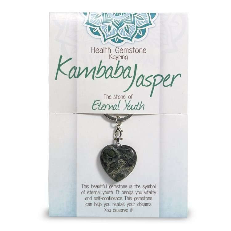 Eternal Youth Kambaba Jasper Keyring - MarshallsHealthShop