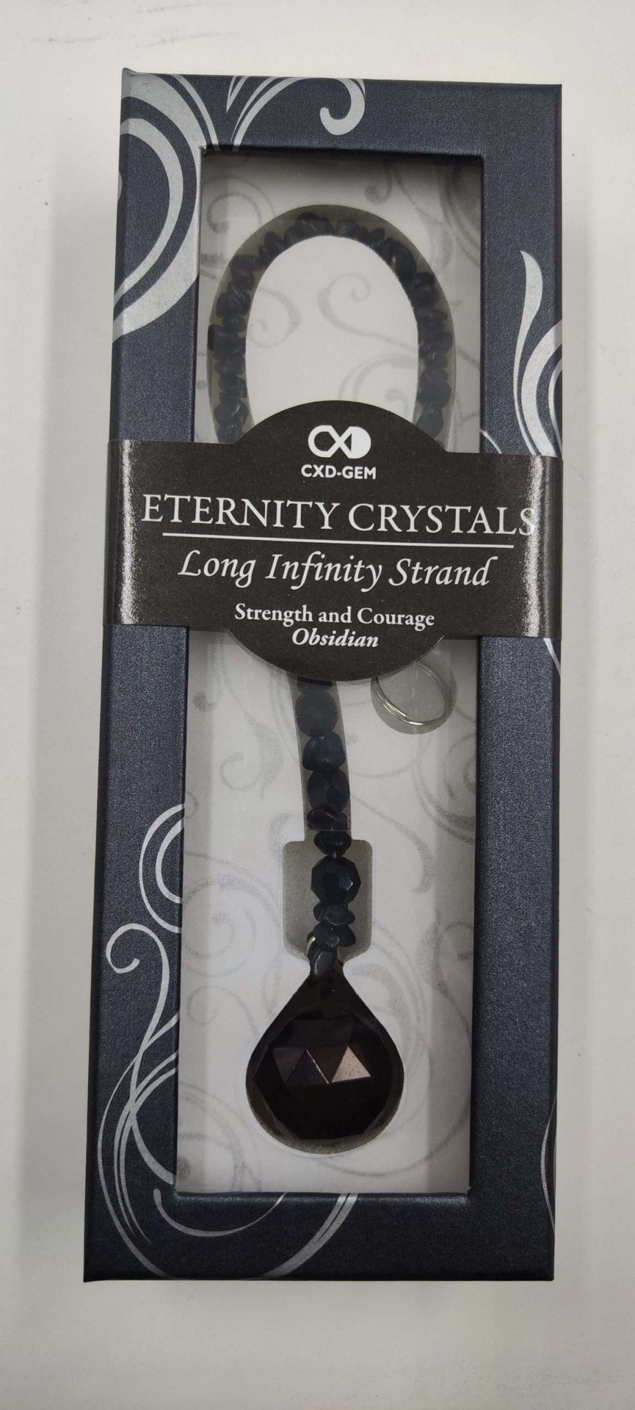 Eternity Crystal Strand Obsidian - MarshallsHealthShop