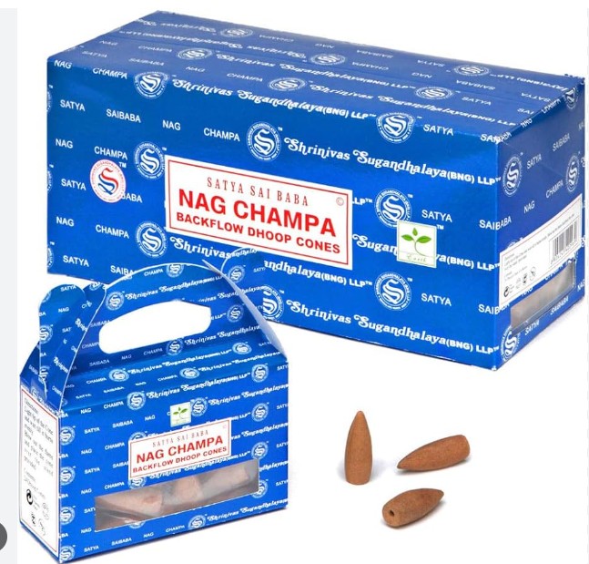 Satya Backflow Dhoop Cones Nag Champa