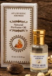 Ayurvedic Perfume Oil White Musk 10ml
